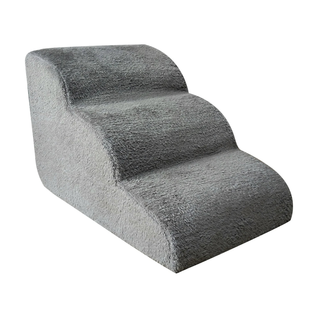 Hunde-Treppe mit Anti-Rutsch-Oberfläche – Haustier-Rampe & Stufen für Bett oder Sofa – 3-stufig, Trainingshilfe, abnehmbar & waschbar