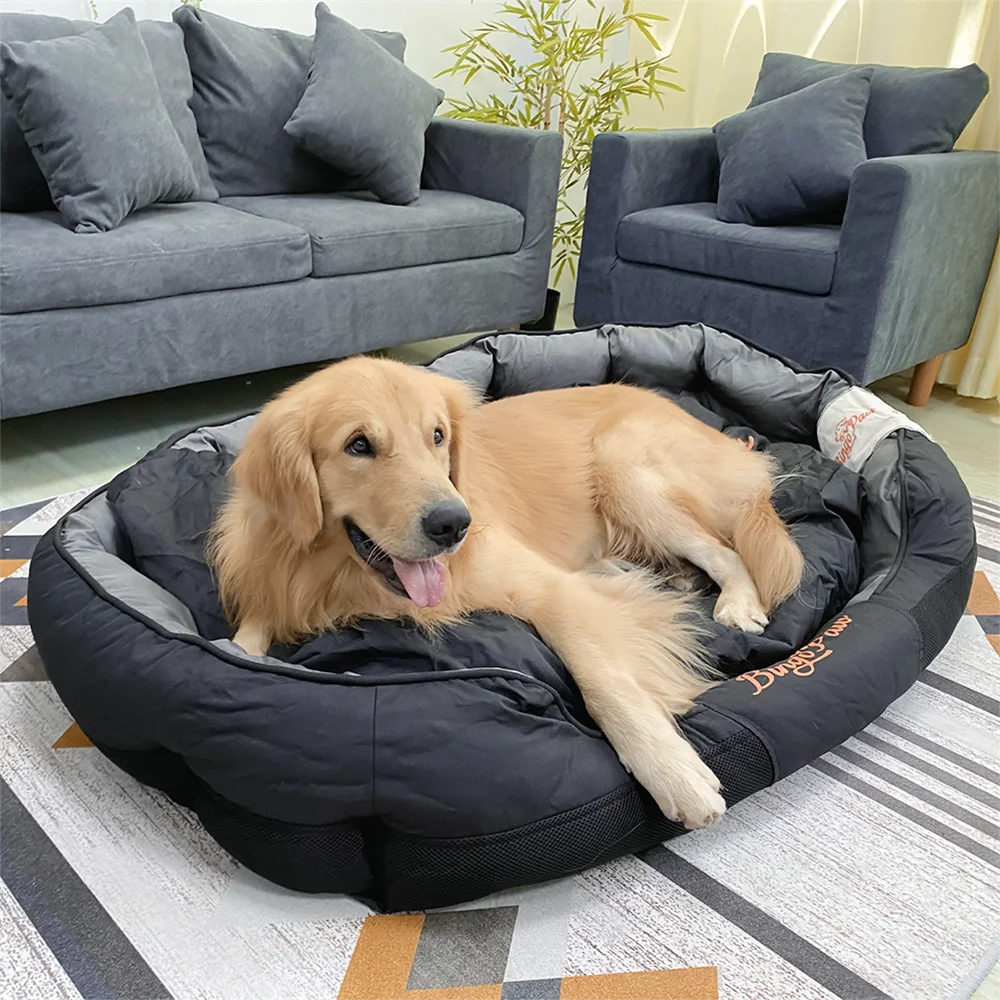 Wasserdichtes orthopädisches Hundesofa – XXL/XL/L Hundebett mit abnehmbarem, waschbarem Bezug – Weiche Hundematte für kleine, mittelgroße & große Hunde